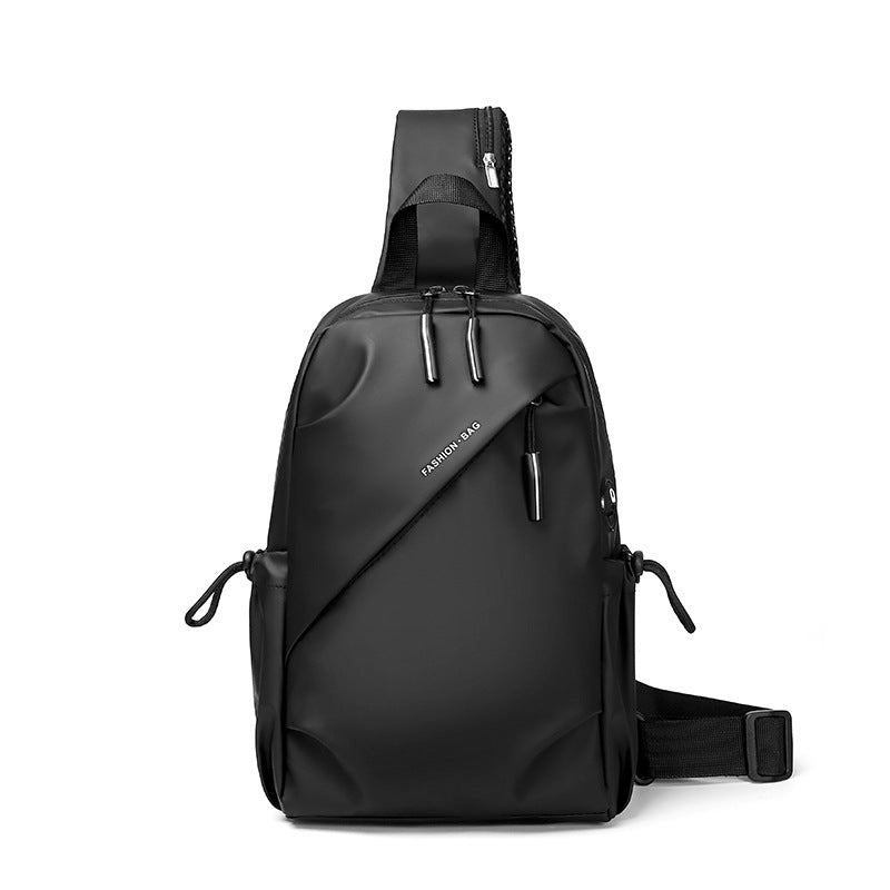 Multifunctional Crossbody Chest Bag | Stylish and Practical Shoulder Backpack for Everyday Use (Black) Main image