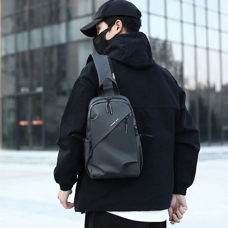 Multifunctional Crossbody Chest Bag | Stylish and Practical Shoulder Backpack for Everyday Use (Blue) Secondary image