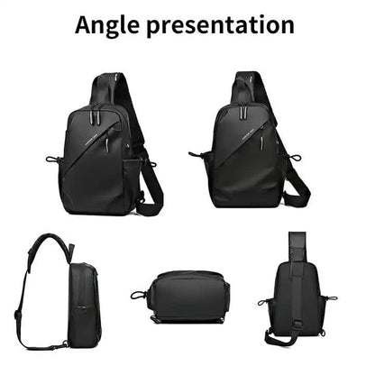 Multifunctional Crossbody Chest Bag | Stylish and Practical Shoulder Backpack for Everyday Use (Blue)