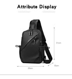 Multifunctional Crossbody Chest Bag | Stylish and Practical Shoulder Backpack for Everyday Use (Blue)
