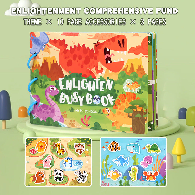 Enlightenment Busy Book Set - Educational Preschool Activity Books for Learning and Fun (2-piece set) Secondary image