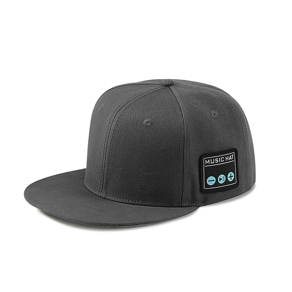 Dark Gray Wireless Speaker Hat - Bluetooth 5.4 Baseball Cap with Dual Speakers for Outdoor Sports and Music, Hands-Free Audio Experience Main image
