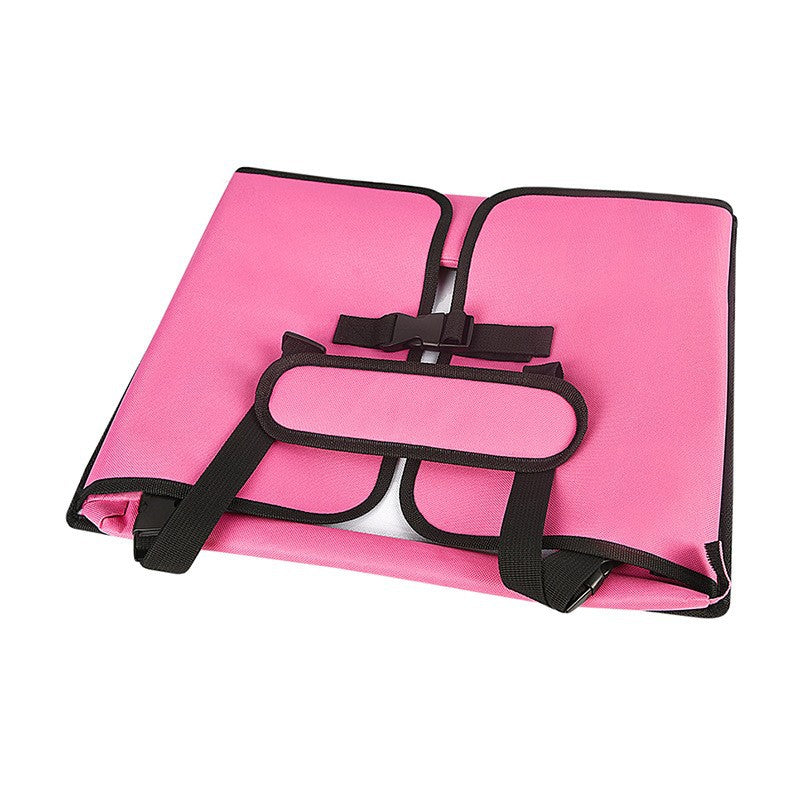 Blue Kids Travel Tray with Storage, Car Seat Organizer for Toys and Snacks Secondary image