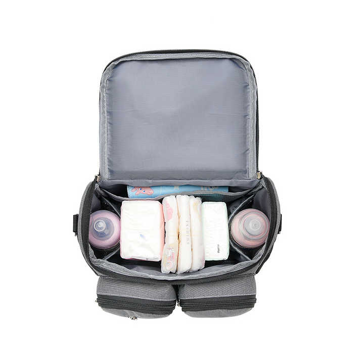 Pink Universal Stroller Organizer Bag - Multi-Pocket Hanging Storage Bag for Baby Essentials Secondary image