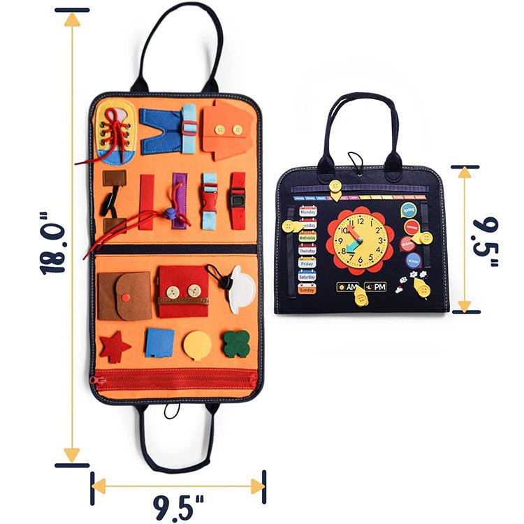 Montessori Busy Board - Educational Sensory Activity Toy for Toddlers Secondary image