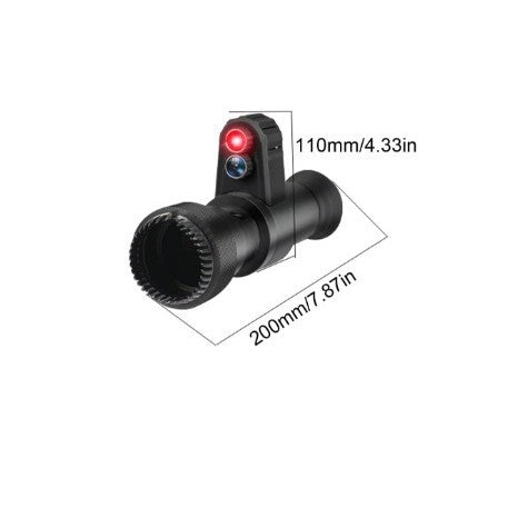 Full Black Crosshair Night Vision Monocular Telescope for Astronomy and Outdoor Use Secondary image