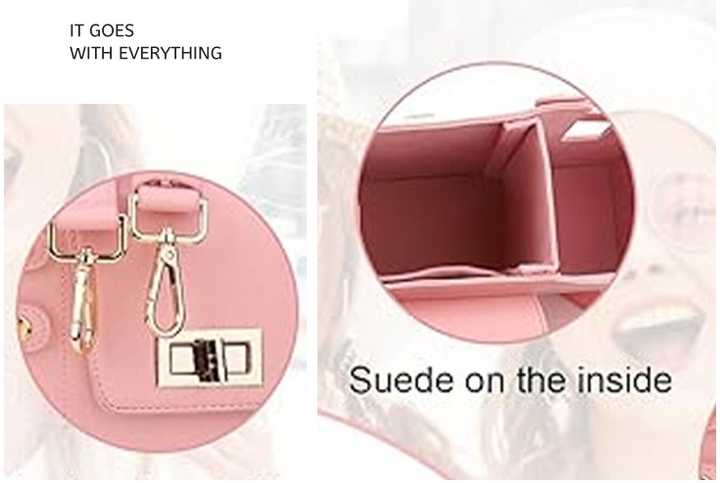 Pink Portable Beverage Bottle Cup Holder Bag | Trendy Crossbody Design for Daily Commute���No water cup���