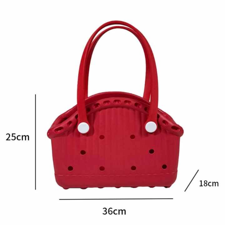 Red Portable EVA Pet Handbag - DIY Custom Decoration Carrier for Small Pets, Beach, and Outdoor Use (Large Capacity) Secondary image