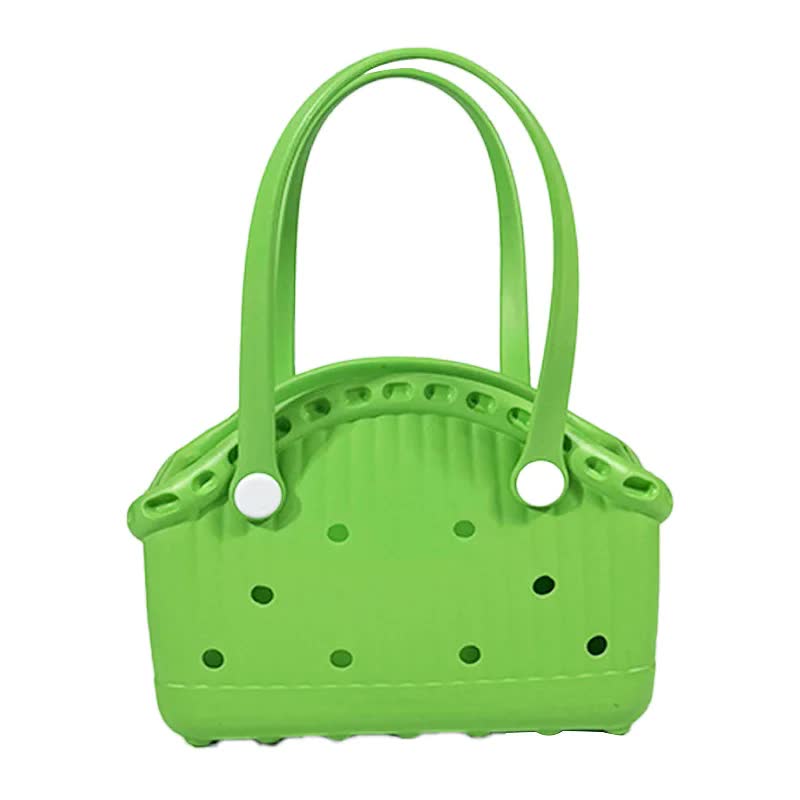 Green Portable EVA Pet Handbag - DIY Custom Decoration Carrier for Small Pets, Beach, and Outdoor Use (Large Capacity) Main image