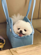 Khaki Portable EVA Pet Handbag - DIY Custom Decoration Carrier for Small Pets, Beach, and Outdoor Use (Large Capacity)