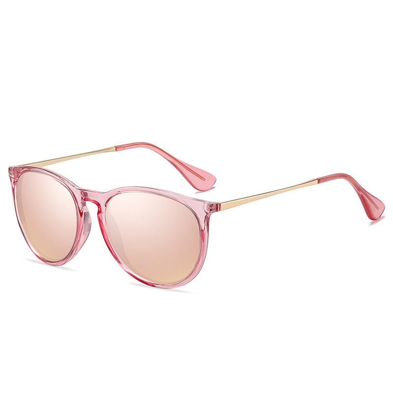 Pink Stylish Polarized Sunglasses for Men and Women - UV Protection, Lightweight Design, Trendy Sunglasses for Outdoor Activities Main image