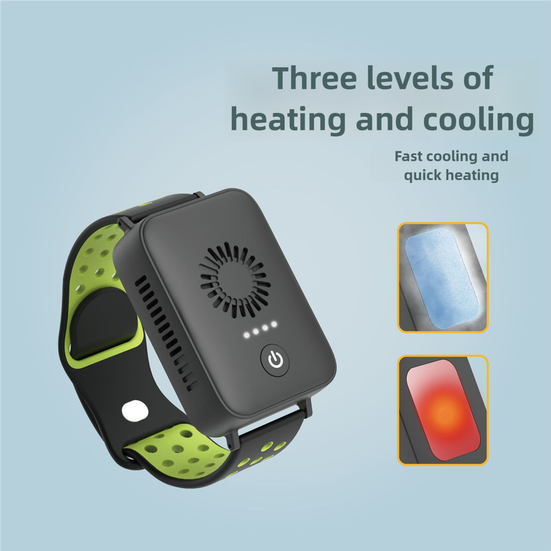 Light Purple Wearable Cooling and Heating Wristband - Mini Wearable Air Conditioner for Instant Heat or Cool Relief with USB Fast Charging Secondary image