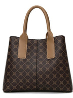 Brown Retro Fashion Handbag ��� Elegant Tote with Large Capacity for Work and Daily Use