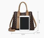 Brown Retro Fashion Handbag ��� Elegant Tote with Large Capacity for Work and Daily Use