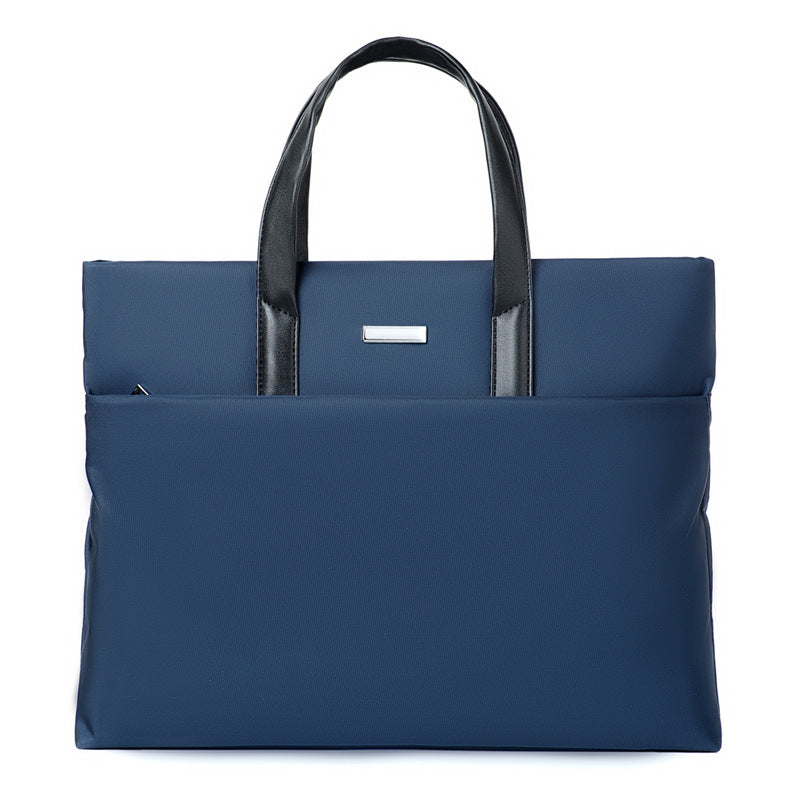 Blue Lightweight Business Tote Bag - Durable and Stylish for Work and Travel Main image