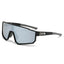 UV400 Sports Sunglasses with Polarized TAC Lens - Black/Silver