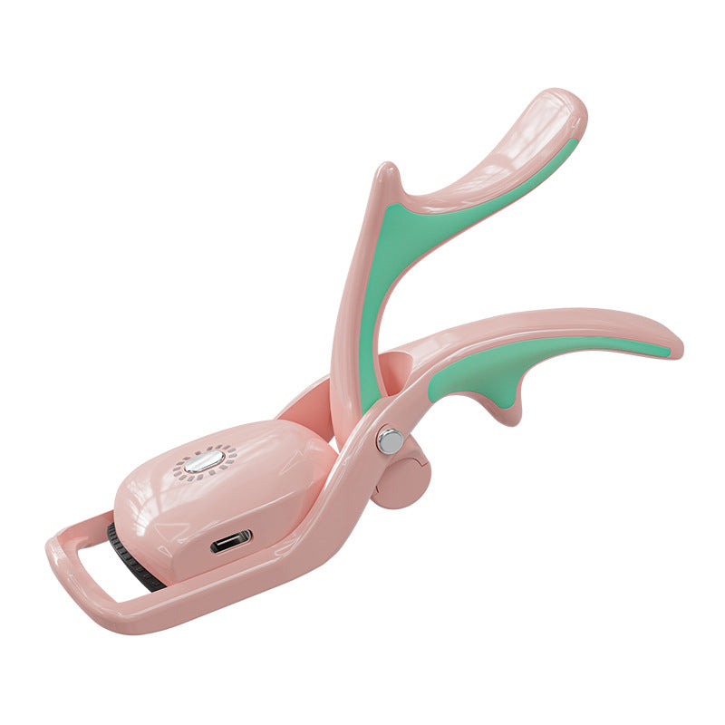 Pink Electric Heated Eyelash Curler - 3 Temperature Settings, Rechargeable, Compact Design Main image