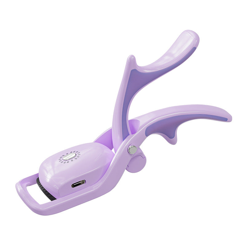 Purple Electric Heated Eyelash Curler - 3 Temperature Settings, Rechargeable, Compact Design Main image