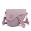 Purple Compact Nylon Crossbody Shoulder Bag - Stylish and Lightweight Sling Purse