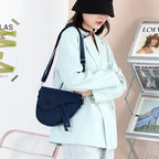 Green Compact Nylon Crossbody Shoulder Bag - Stylish and Lightweight Sling Purse