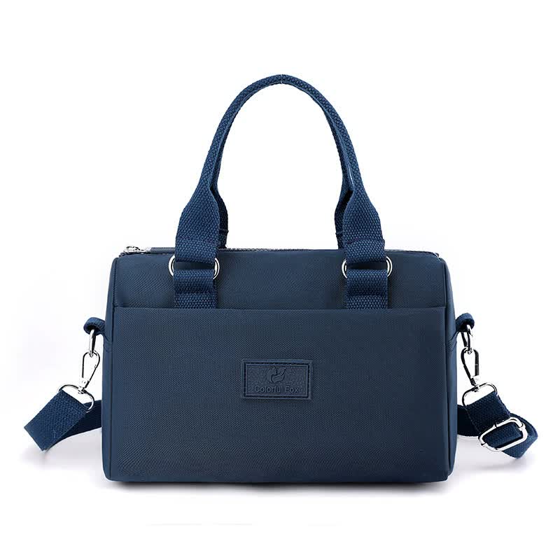 0485# Blue Multifunctional Nylon Shoulder Bag - Lightweight and Spacious Handbag for Women, 20x15x11cm Main image