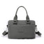0485# Gray Multifunctional Nylon Shoulder Bag - Lightweight and Spacious Handbag for Women, 20x15x11cm