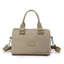 0485# Apricot Multifunctional Nylon Shoulder Bag - Lightweight and Spacious Handbag for Women, 20x15x11cm