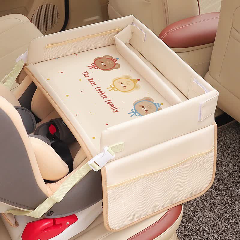 Bear Children's Portable Car Seat Activity Tray - Multifunctional Travel Desk Main image