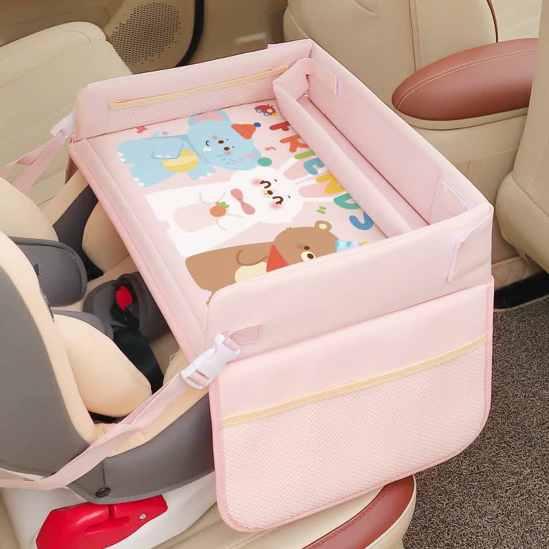 Little Bear Little Elephant Little White Rabbit Children's Portable Car Seat Activity Tray - Multifunctional Travel Desk Main image