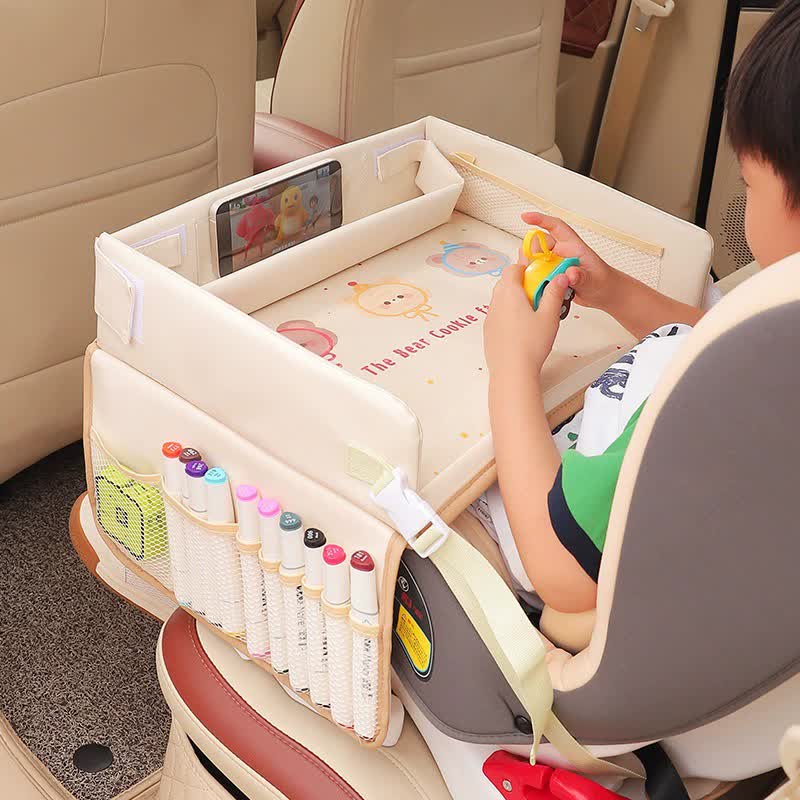 Little Bear Little Elephant Little White Rabbit Children's Portable Car Seat Activity Tray - Multifunctional Travel Desk Secondary image