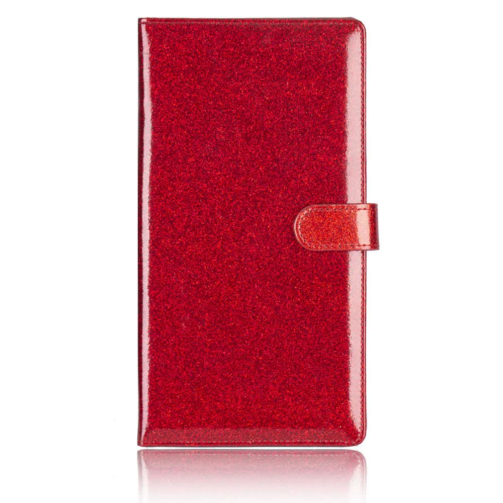 Red Sparkling Document Organizer Wallet - 24x12.8cm, Lightweight and Durable Main image