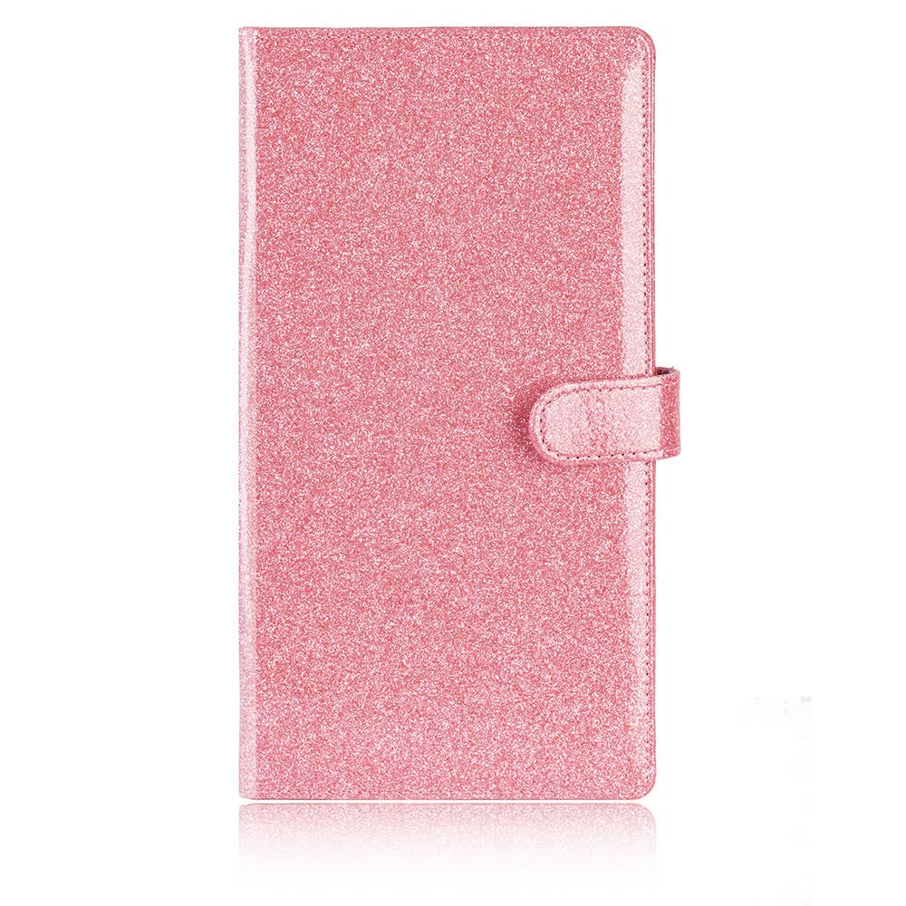 Pink Sparkling Document Organizer Wallet - 24x12.8cm, Lightweight and Durable Main image