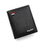 Black Men���s RFID Blocking Leather Wallet - Slim and Compact Design