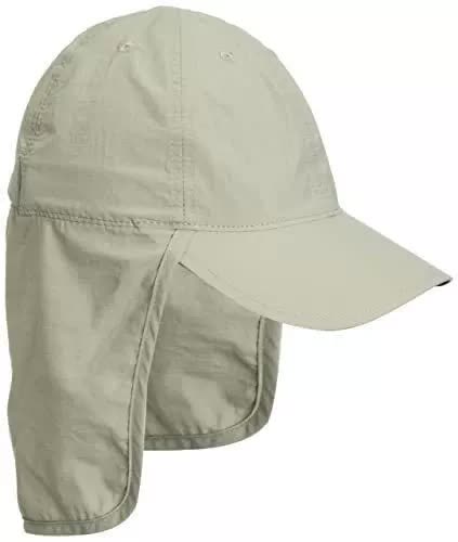 Khaki UV Protection Outdoor Sun Hat with Neck Flap ��� Lightweight and Breathable