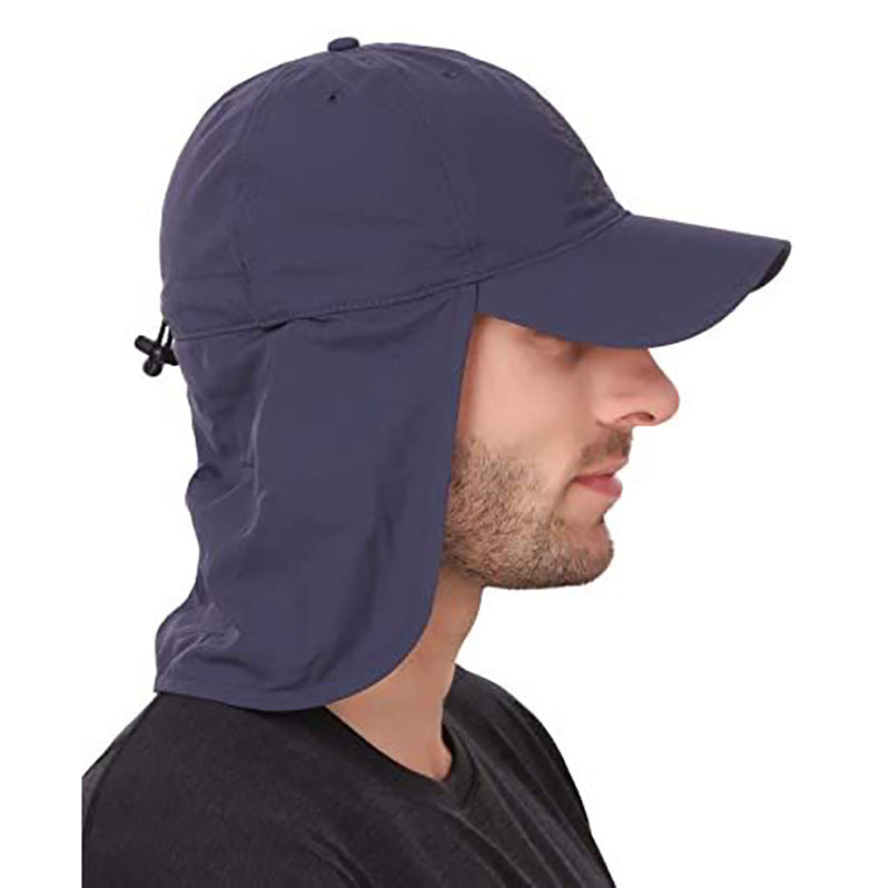 Nevy Blue UV Protection Outdoor Sun Hat with Neck Flap - Lightweight and Breathable Main image