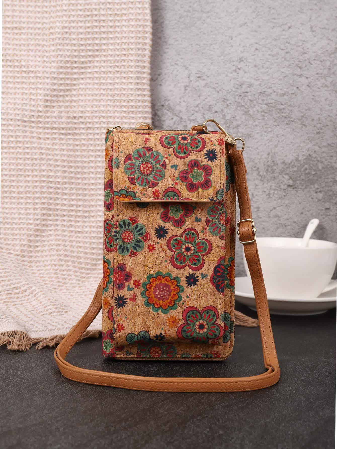 B Elegance Vintage Bohemian Style Wallet with Multi-Compartment Design - Large Capacity Zipper Clutch for Women Main image