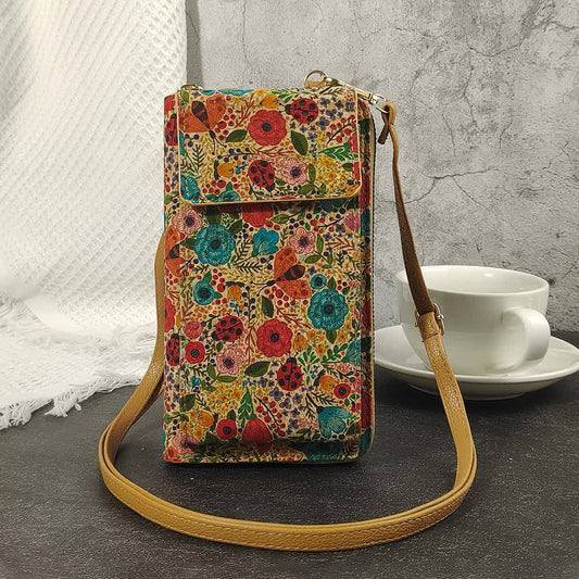 G Elegance Vintage Bohemian Style Wallet with Multi-Compartment Design - Large Capacity Zipper Clutch for Women