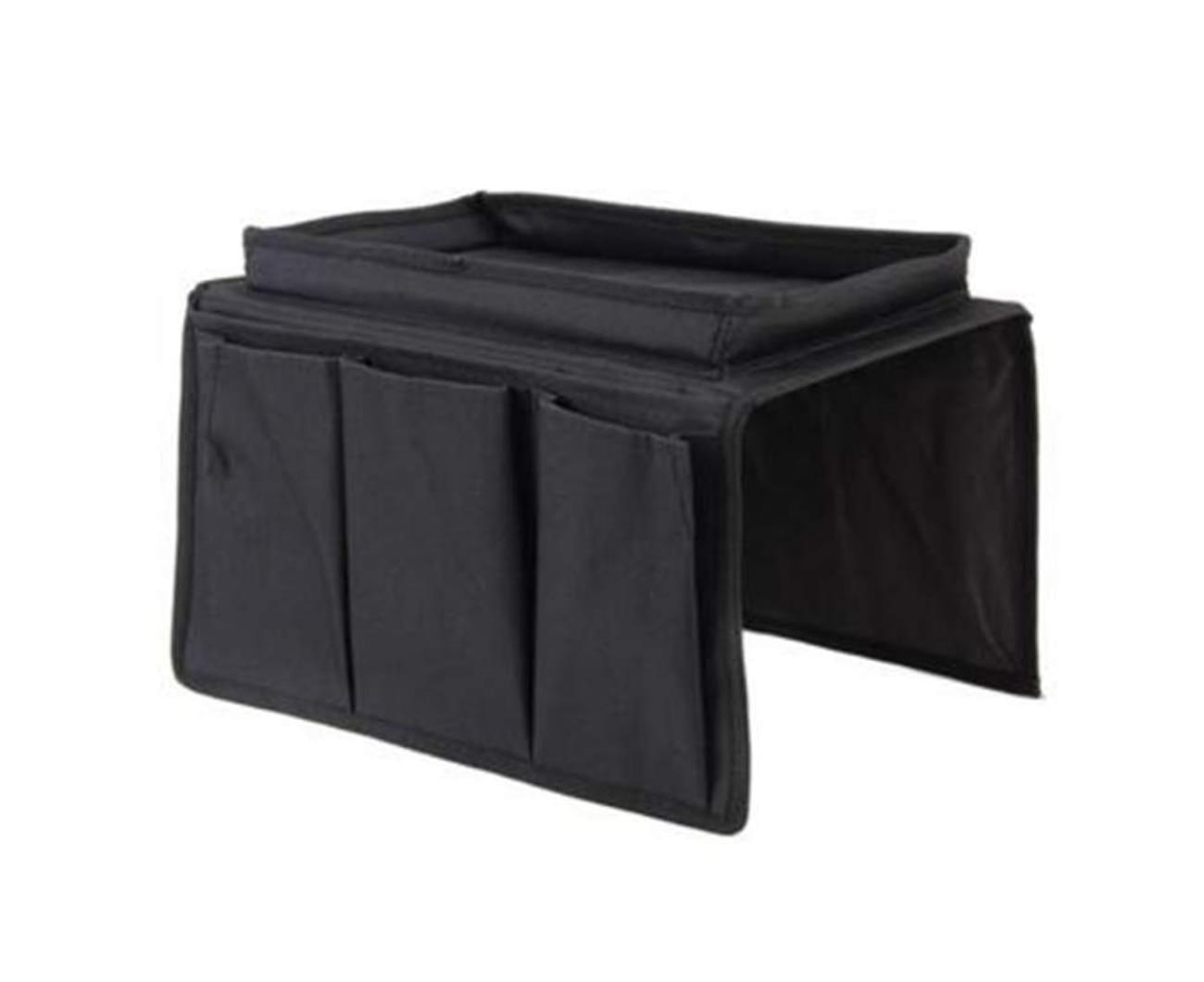 Sofa Armrest Fabric Organiser Side Pouch Storage Bag Damp Proof Double Sided Main image