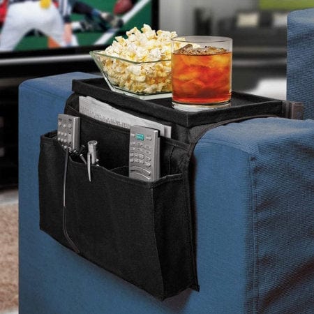 Sofa Armrest Fabric Organiser Side Pouch Storage Bag Damp Proof Double Sided Secondary image