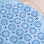 Living Today Non-Slip Massager Bathroom Mat - BLUE