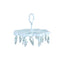 Living Today Collapsible 16 Pegs Airer Blue
