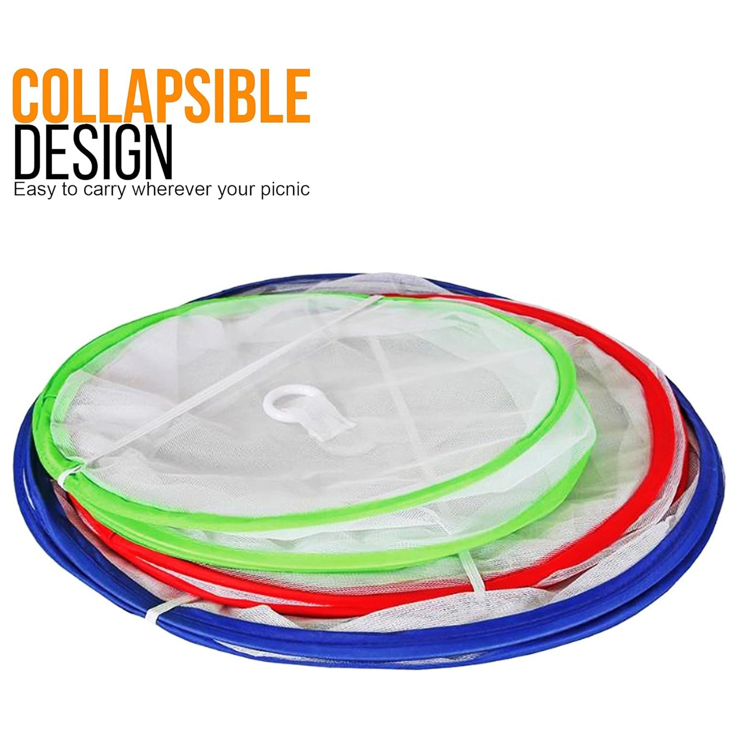 Pop Up Food Covers, Mesh Fly Protection, Picnic Cover 3 Pack Secondary image