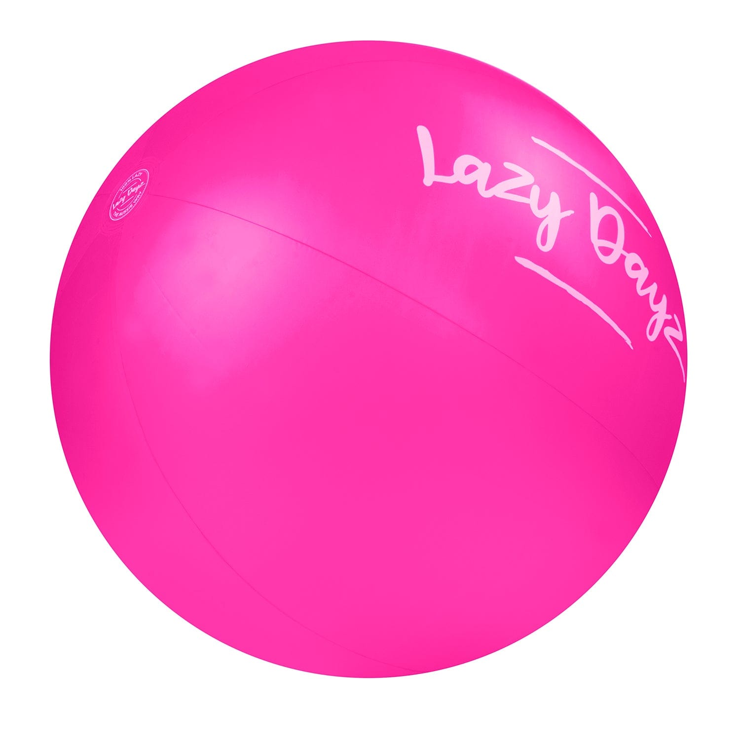 90cm Lazy Dayz Inflatable Jumbo Beach Ball - Pink Secondary image
