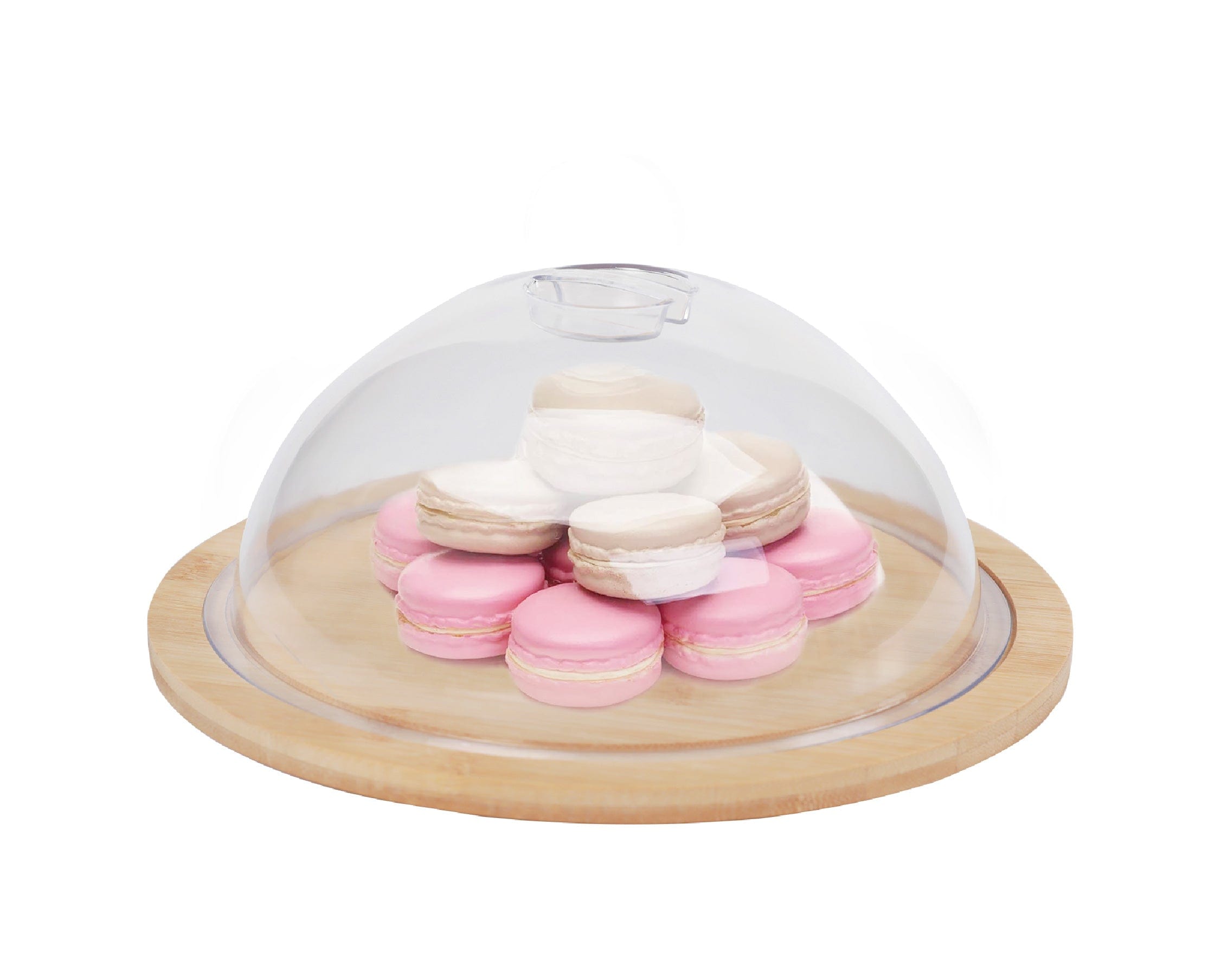 BAMBOO MINI ROUND CHEESE TRAY Main image