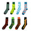 8 Pairs Fashion Novelty Funny  Socks one Size 5-13 Men  Socks  Women  Socks #4