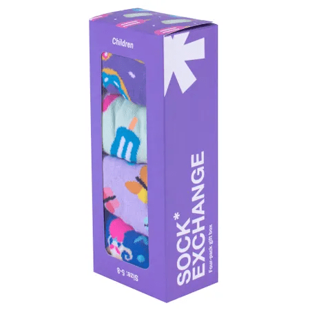 Socks Gift Boxed 4 Pairs-Girls Assorted Main image