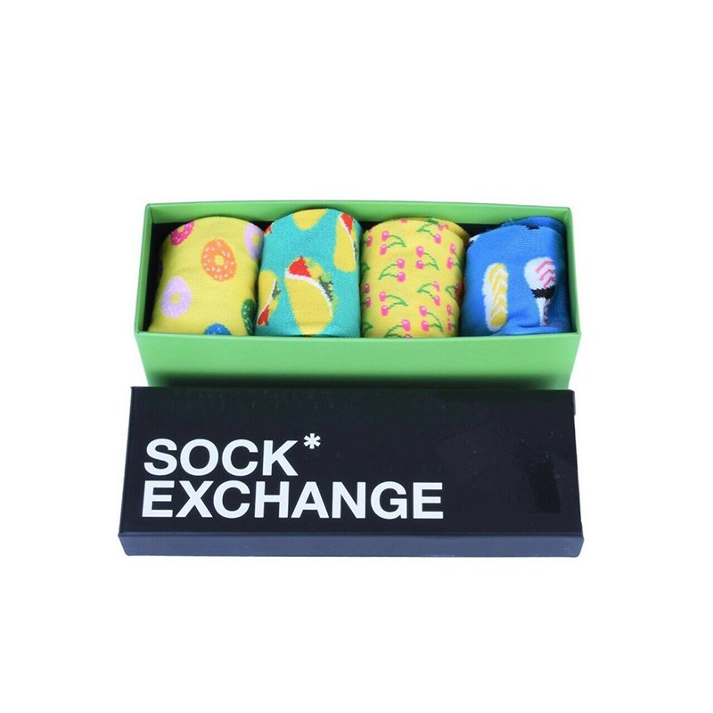 Novelty Fun Socks with Beautiful Gift Box 4PK Secondary image
