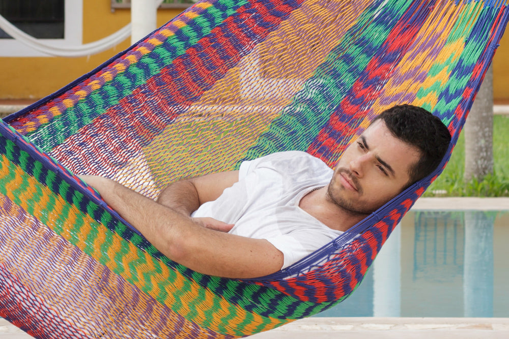 Outdoor undercover cotton Mayan Legacy hammock King size Mexicana Secondary image