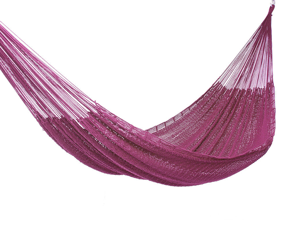 Outdoor undercover cotton Mayan Legacy hammock King size Mexican Pink Secondary image