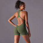 Women's Backless Sports Jumpsuit